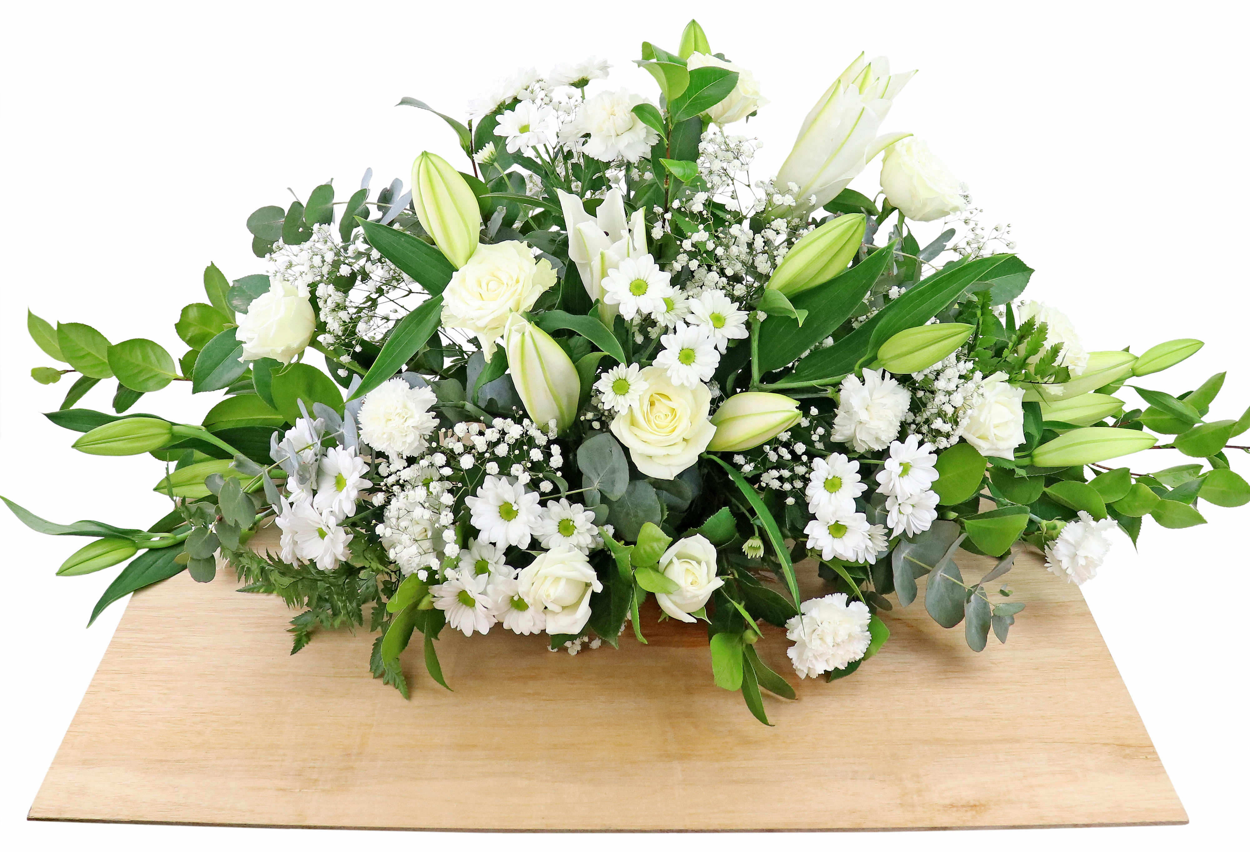 Surrounded By Love Casket Cover