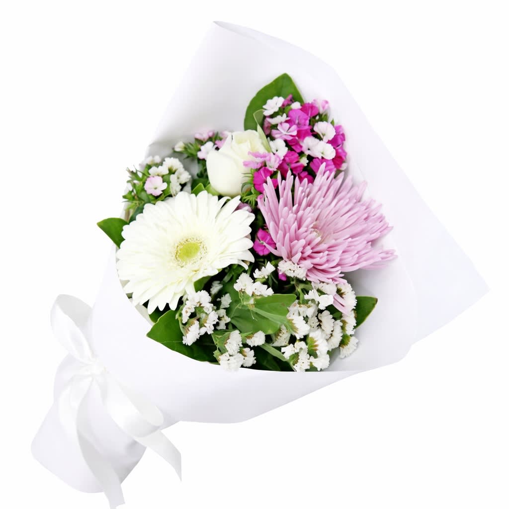 Serene Pastel Harmony Flower Posy