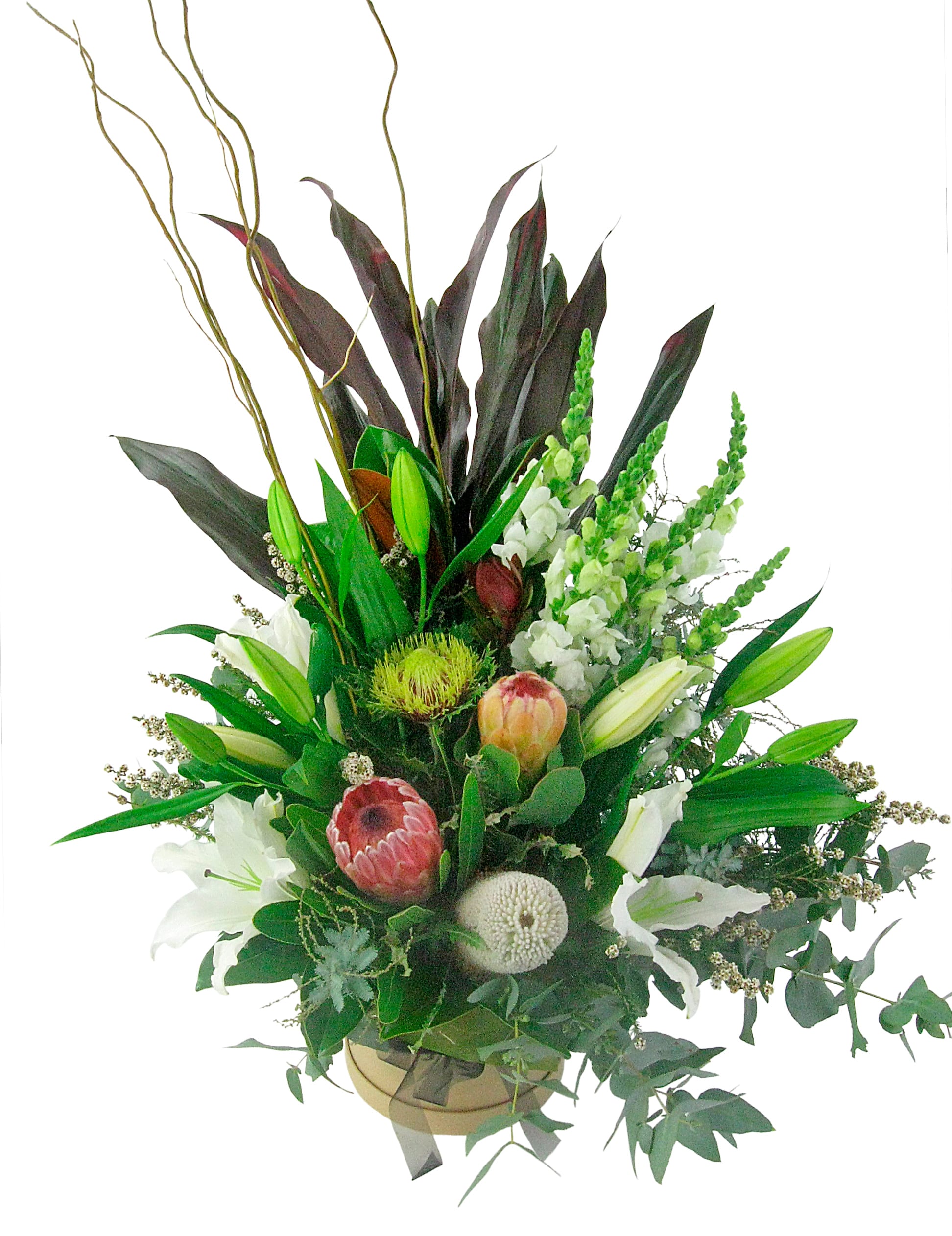 Wild Nature Hat Box Arrangement