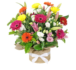 Joyful Blooms Flower Hat Box