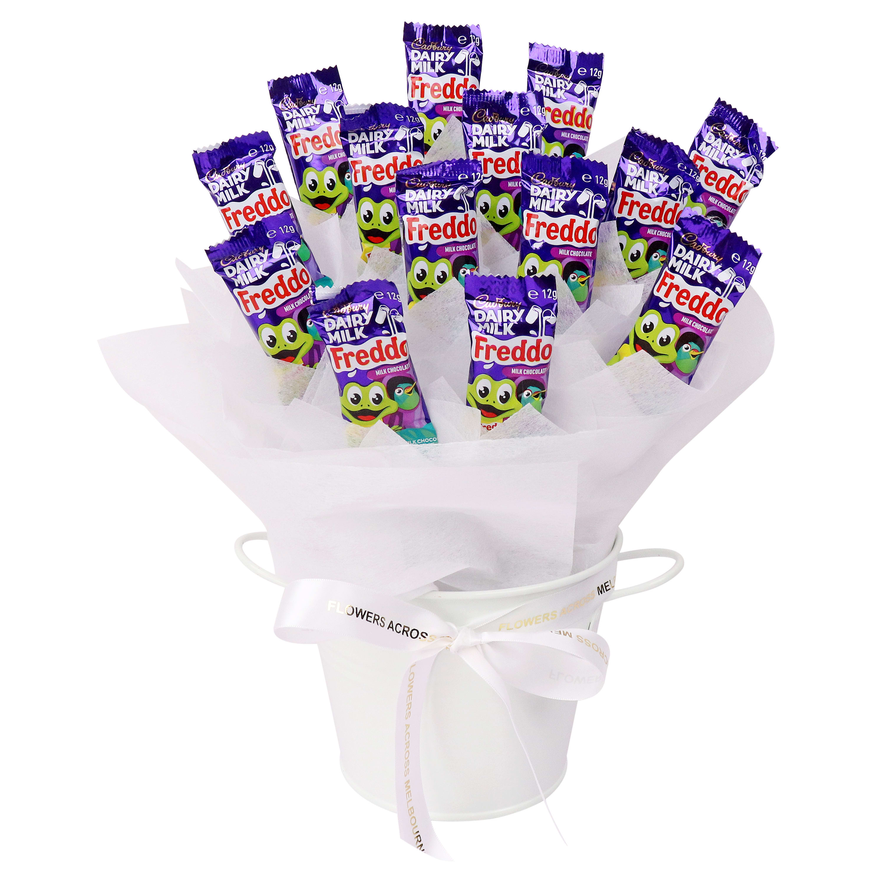 Leapin’ Lily Pad Tin Vase With Freddo Frog Picks