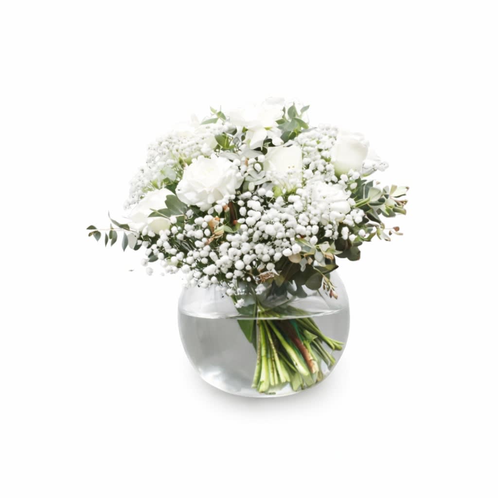 Porcelain Blooms Flower Vase
