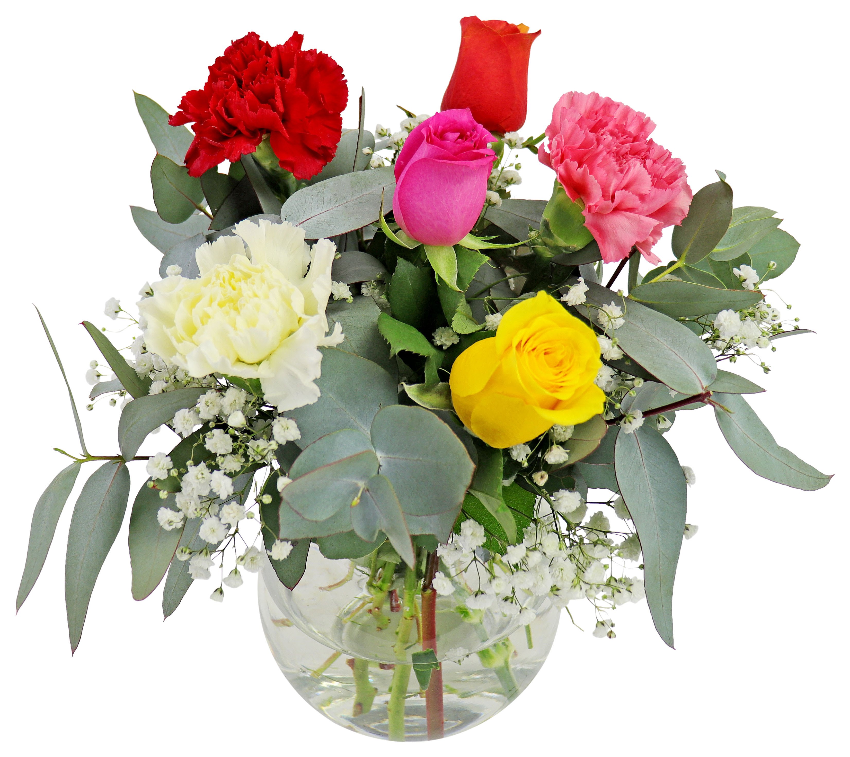 Little Joyful Teardrop Vase Arrangement