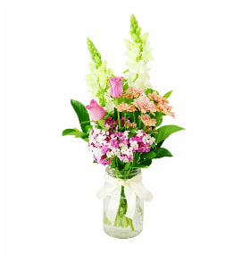 Little Cottage Mason Jar Vase