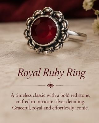 Royal ruby ring❤️‍🩹 2