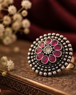 Gulmohar Ruby Ring 4