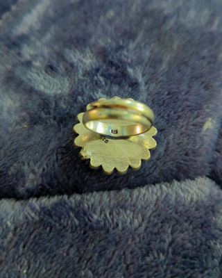 🌺 Emerald & Ruby Petal Ring 3
