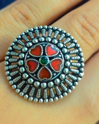 ❤️ Rajasthani Bloom Ring 1
