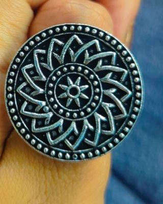 🌸 Lotus Mandala Ring 1