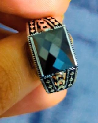 Royal Crest Onyx Men's Ring 3