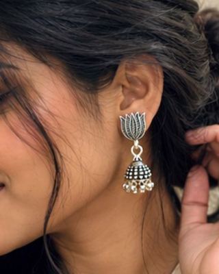 Lotus Bloom Jhumki 🌸 4