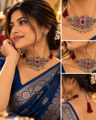 Rajwadi Ruby Choker💕 2