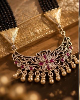 Royal Ruby Heritage Mangalsutra❤️ 1