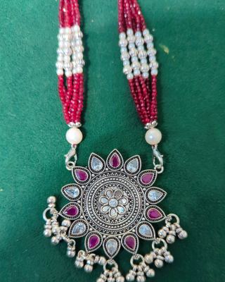 Royal Ruby Mandala Necklace ❤️✨ 6