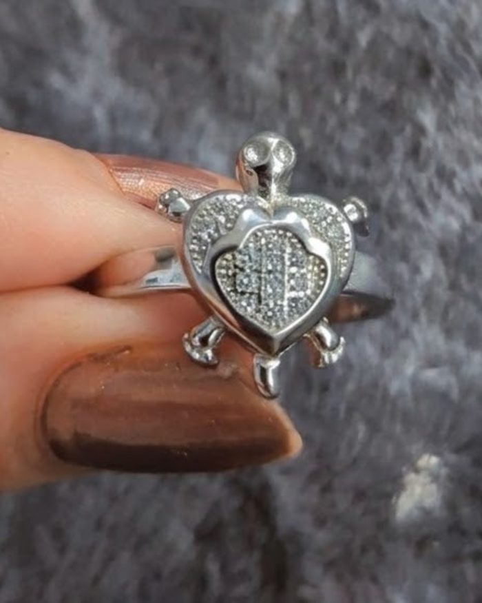 Goodluck turtle ring 🐢 – 925 silver Rings
