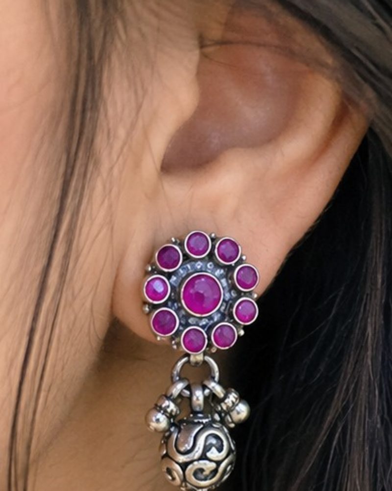 Ruby Jhumka Charm ✨
