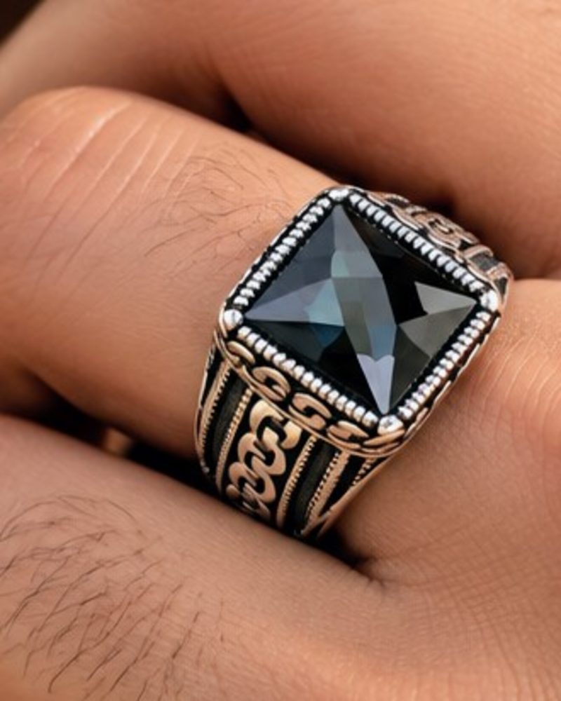 Midnight Onyx Men’s Ring🌑