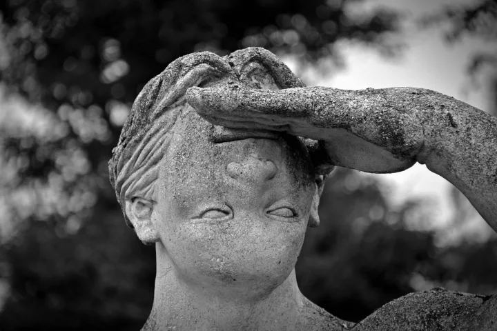 Statue facing wrong