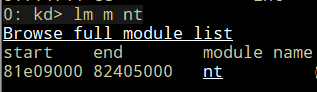 Kernel Base Address