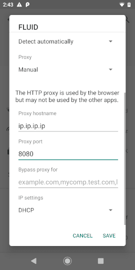 Android Proxy