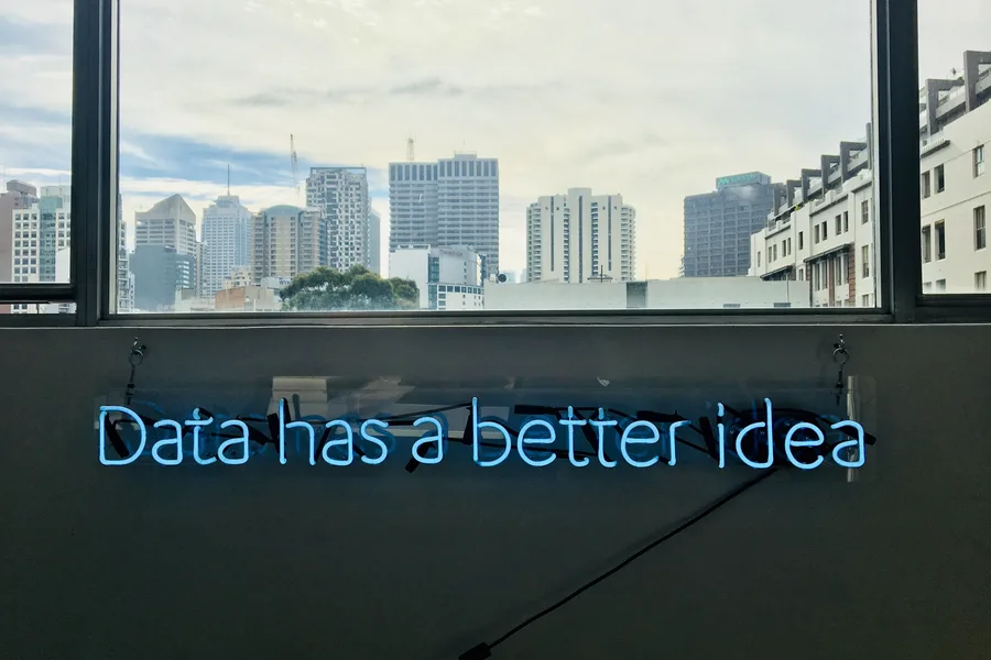 Data has a better idea sign