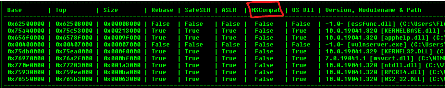 Modules with NXCOMPAT