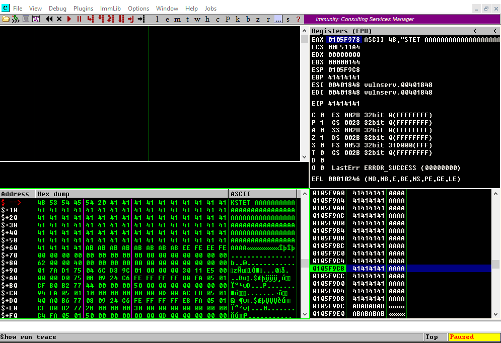 Buffer space