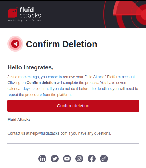 Confirm Deletion