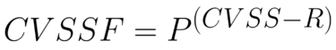 CVSSF risk formula - Fluid Attacks