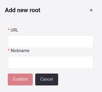 Add URL Roots