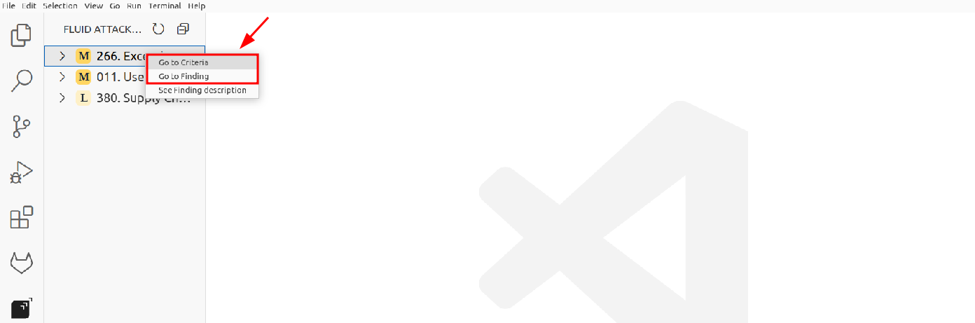 Criteria and finding