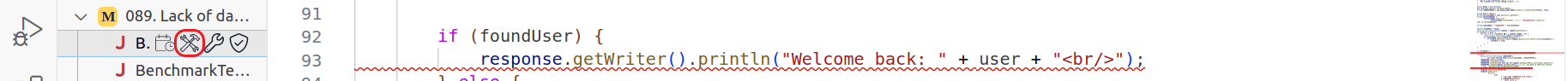 Use the automatic fix by gen AI option on the Fluid Attacks extension