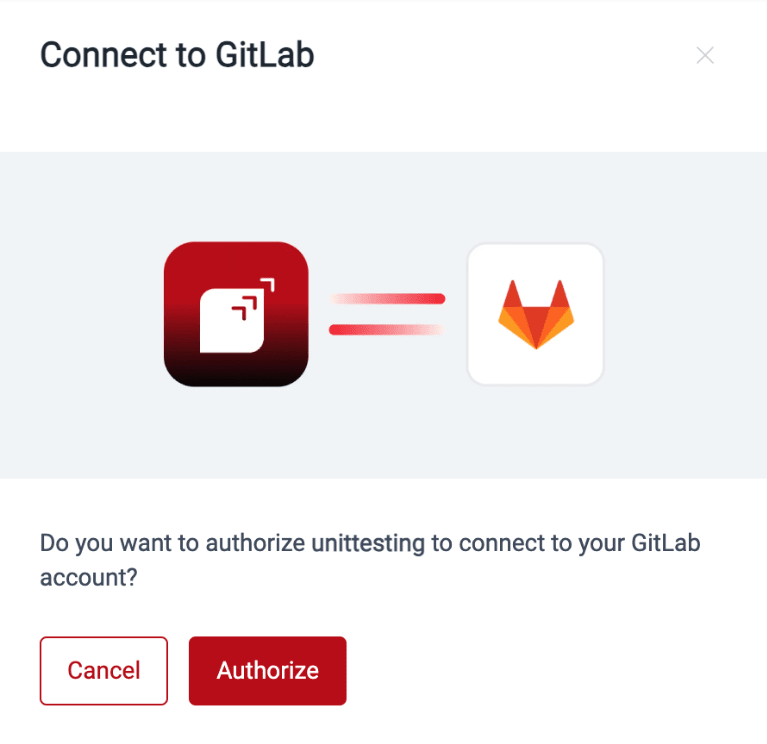 Authorize connecting the group on the Fluid Attacks platform to the GitLab account