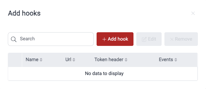 Add webhook for a group on the Fluid Attacks platform