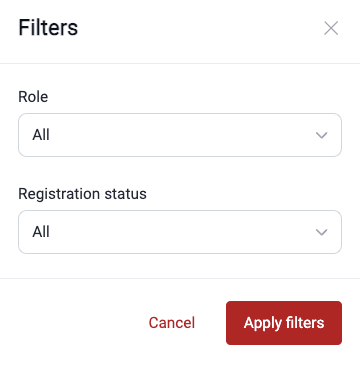 Use filters in Members on the Fluid Attacks platform