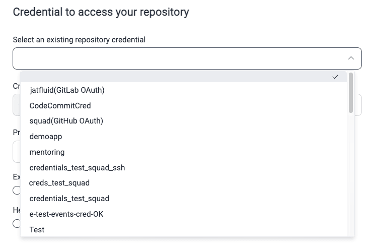 Use existing credentials on the Fluid Attacks platfom