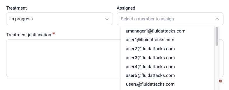 Assign fix work on the Fluid Attacks platform