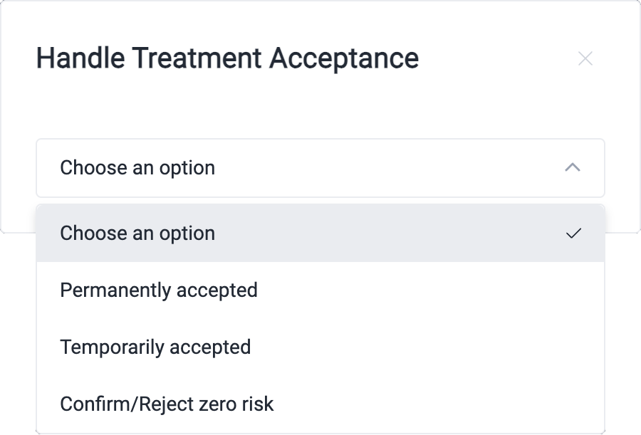 Respond to acceptance request on the Fluid Attacks platform