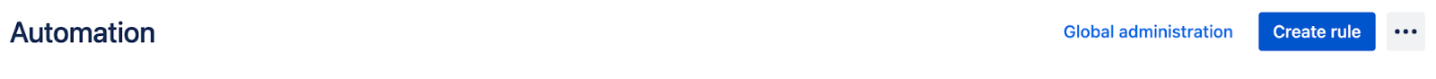 Create Jira automation rule