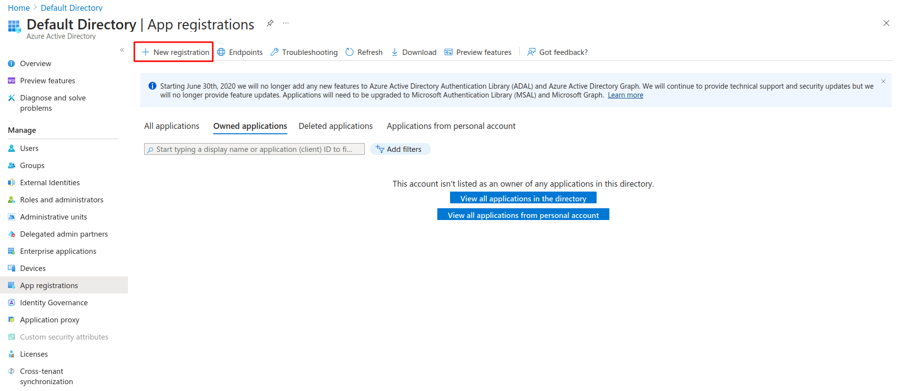 Register new app on Azure for Fluid Attacks CSPM