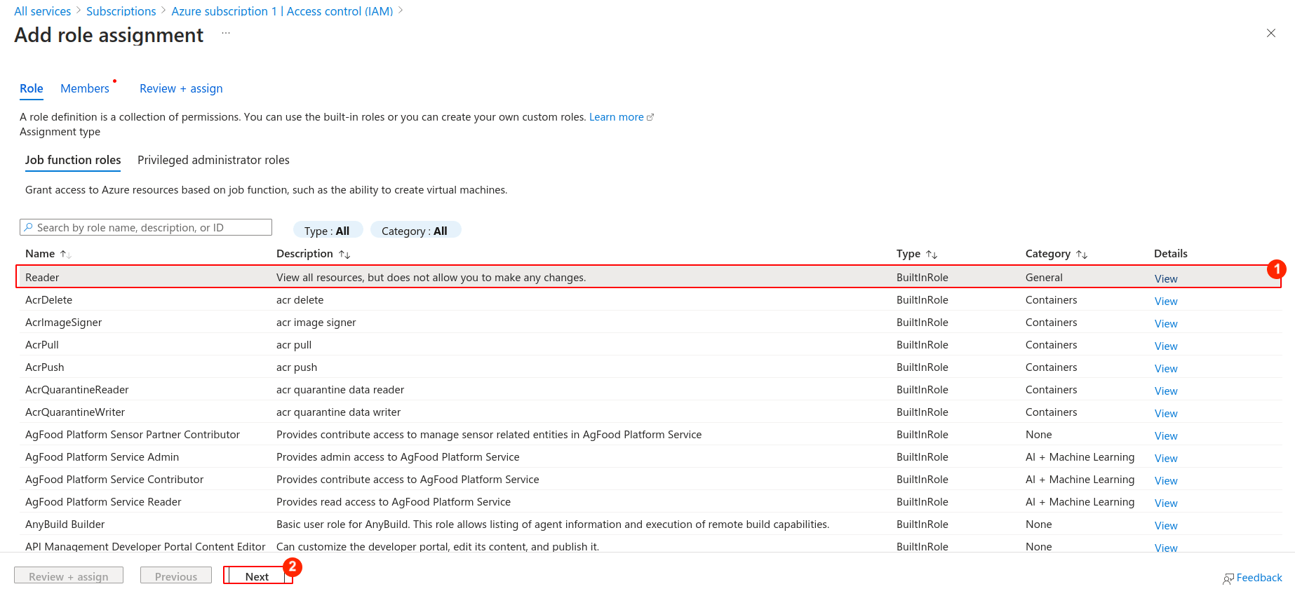 Add role to Azure app for Fluid Attacks CSPM