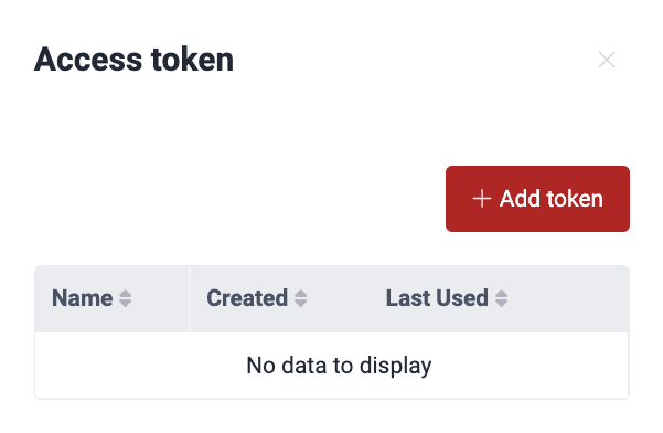 Add API token on the Fluid Attacks platform 