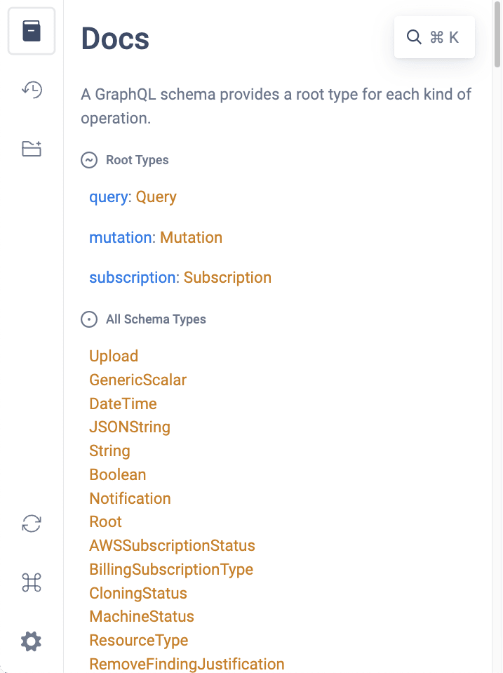 Browse the Fluid Attacks API documentation