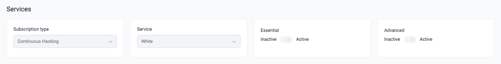 Manage group subscription on the Fluid Attacks platform