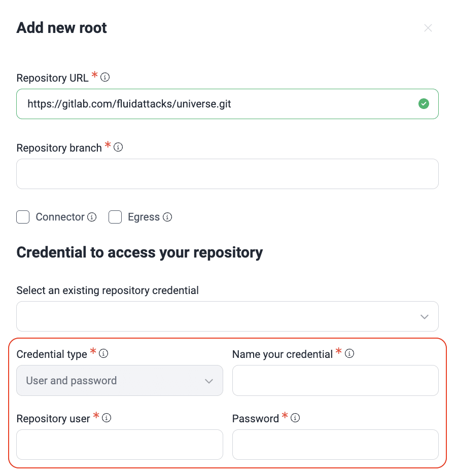 Use HTTPS authentication on the Fluid Attacks platform