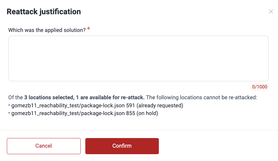 See unavailable reattacks on the Fluid Attacks platform