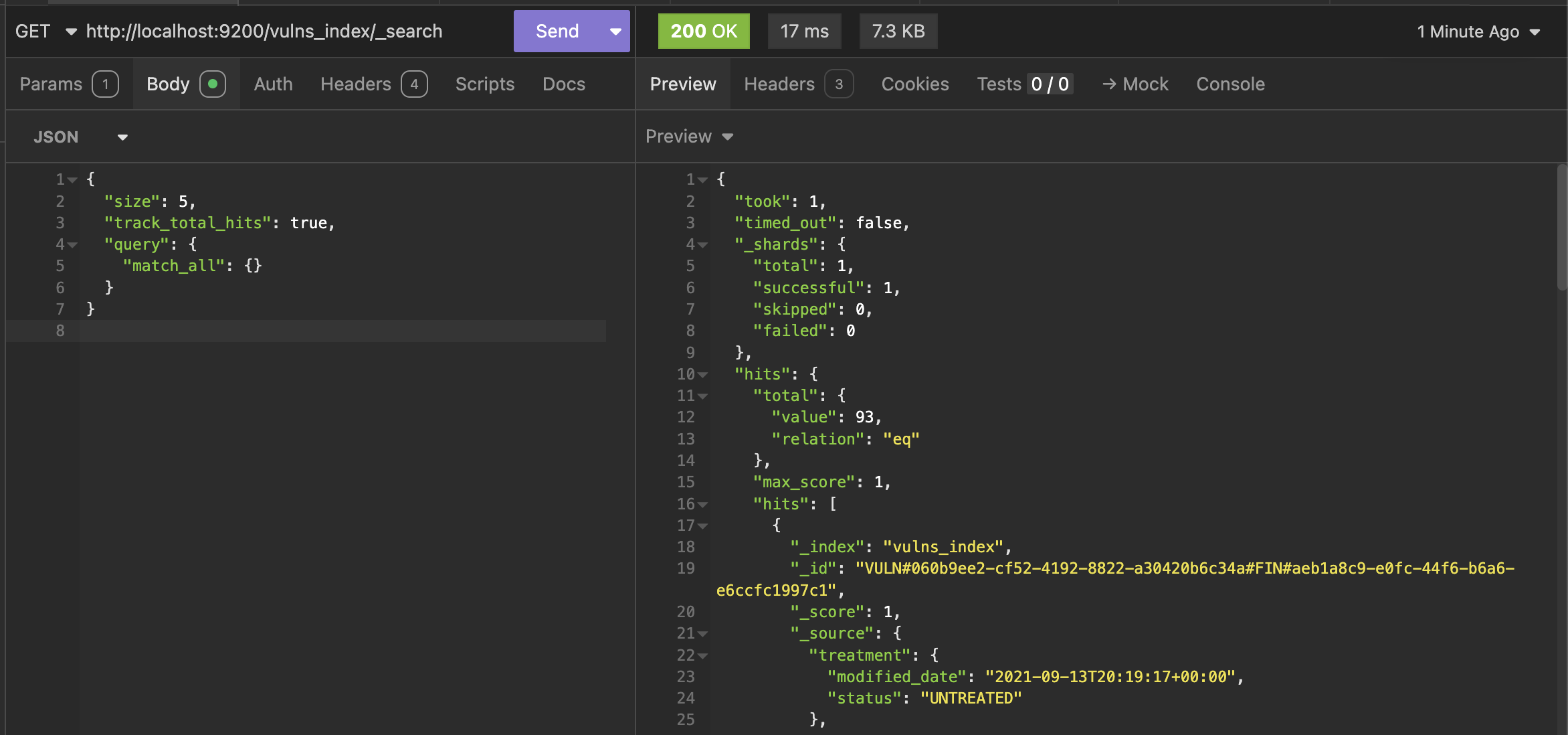 opensearch local