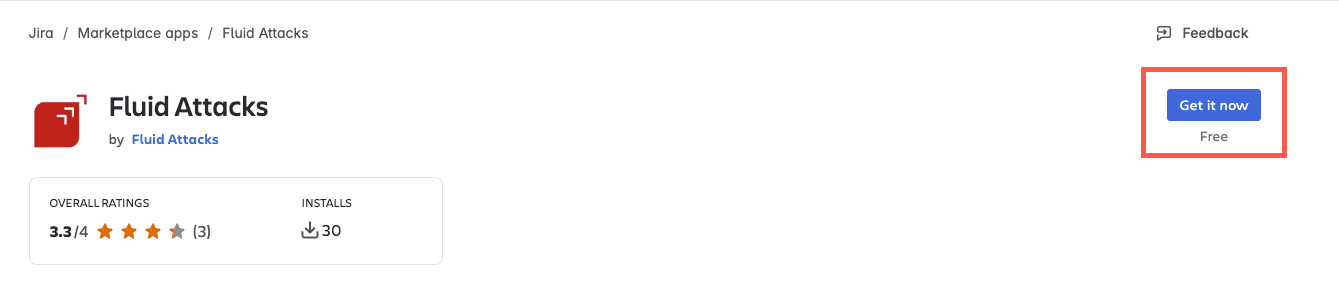Download the Fluid Attacks app on Jira Cloud