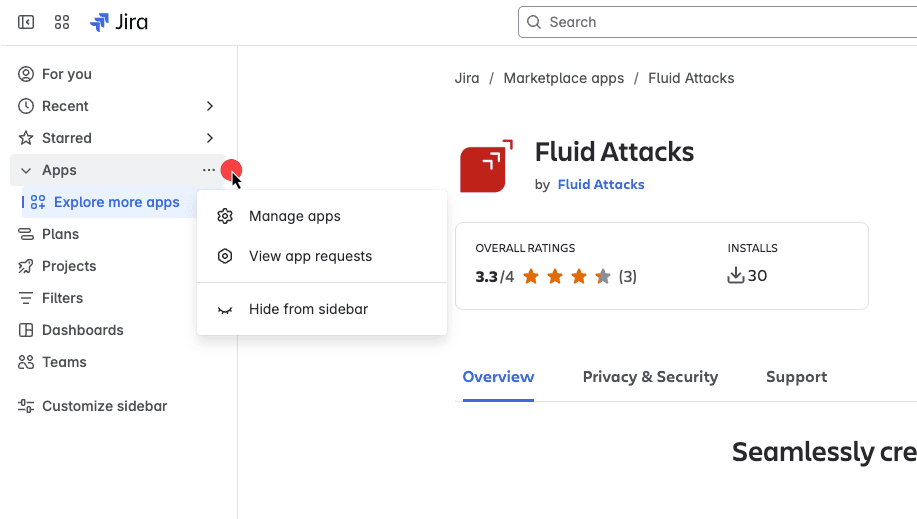 Manage the connection between Jira and the Fluid Attacks platform