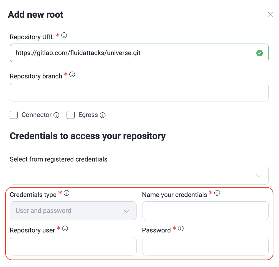 Use HTTPS authentication on the Fluid Attacks platform